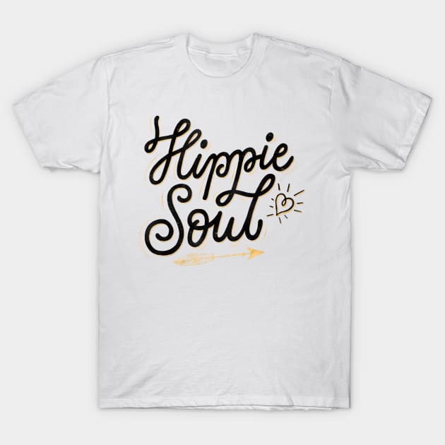 Hippie Soul T-Shirt by CalliLetters
